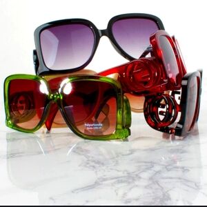GREEN GG SUNGLASSES